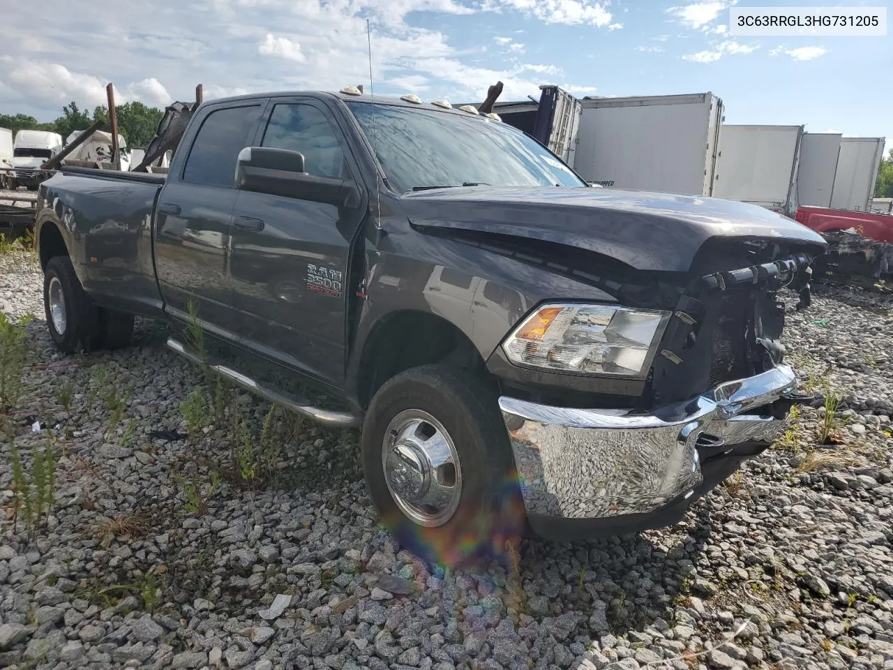 2017 Ram 3500 St VIN: 3C63RRGL3HG731205 Lot: 60048294