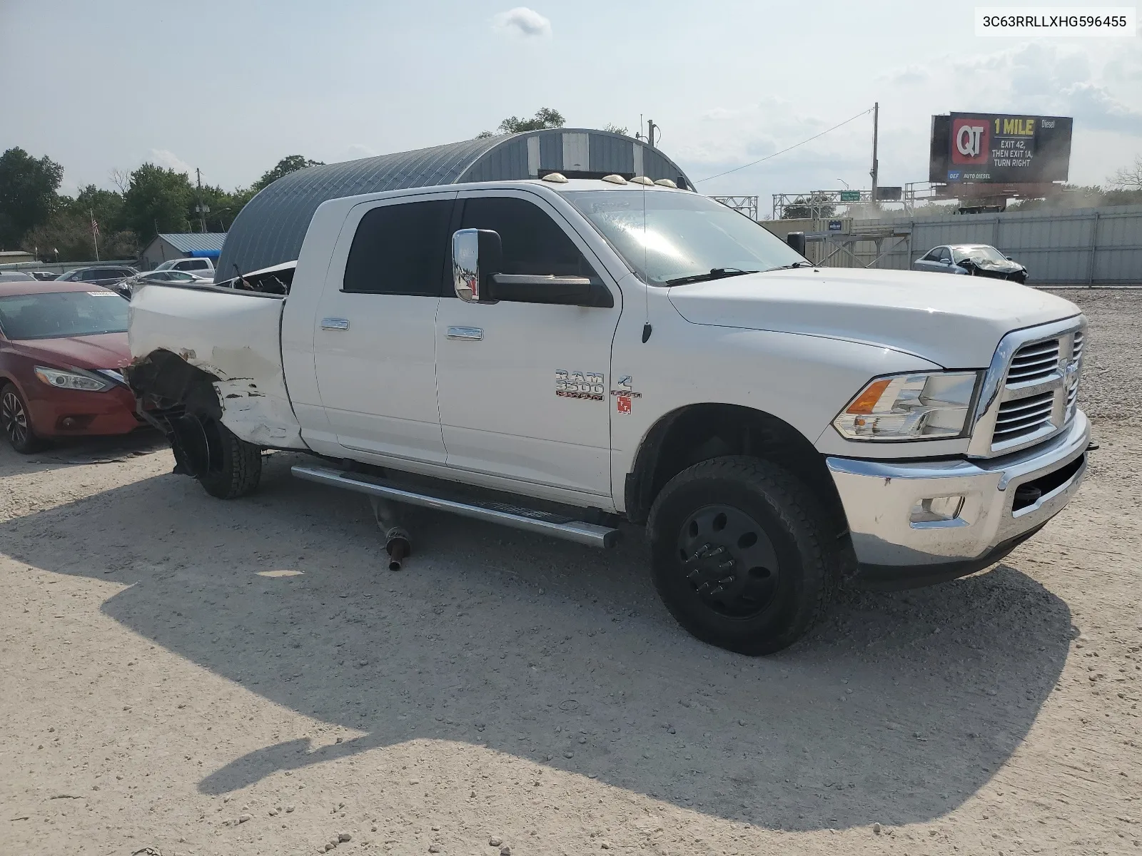 2017 Ram 3500 Slt VIN: 3C63RRLLXHG596455 Lot: 63257734