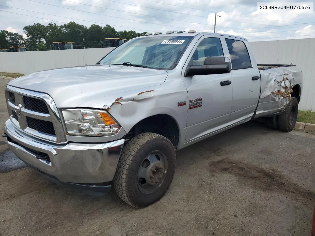 2017 Ram 3500 St VIN: 3C63RRGJ4HG770576 Lot: 63590844