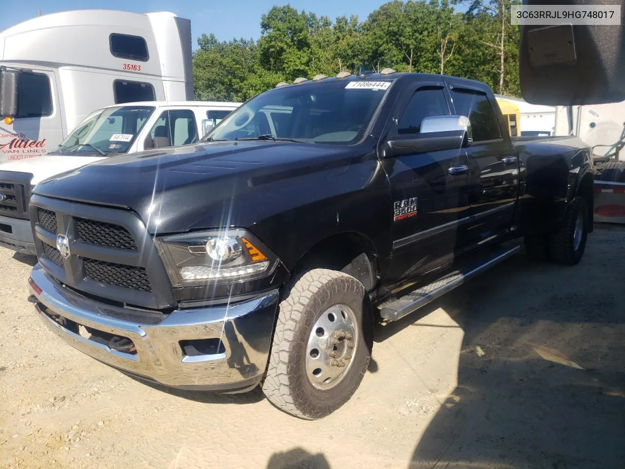 2017 Ram 3500 Laramie VIN: 3C63RRJL9HG748017 Lot: 71086444