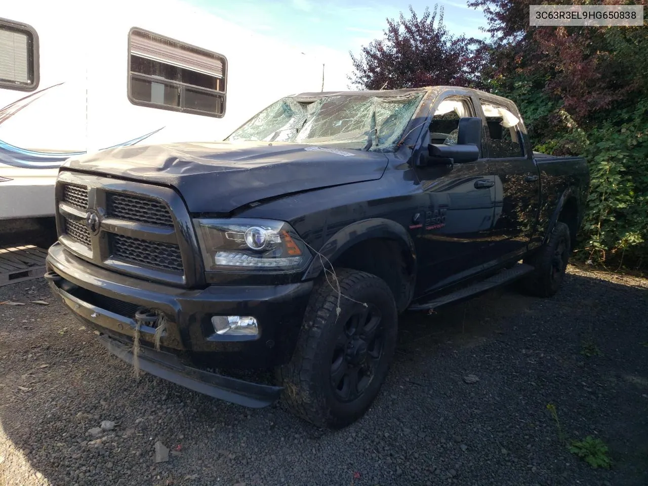 2017 Ram 3500 Laramie VIN: 3C63R3EL9HG650838 Lot: 71828724