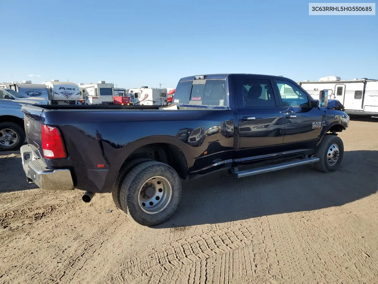 2017 Ram 3500 Slt VIN: 3C63RRHL5HG550685 Lot: 75039594