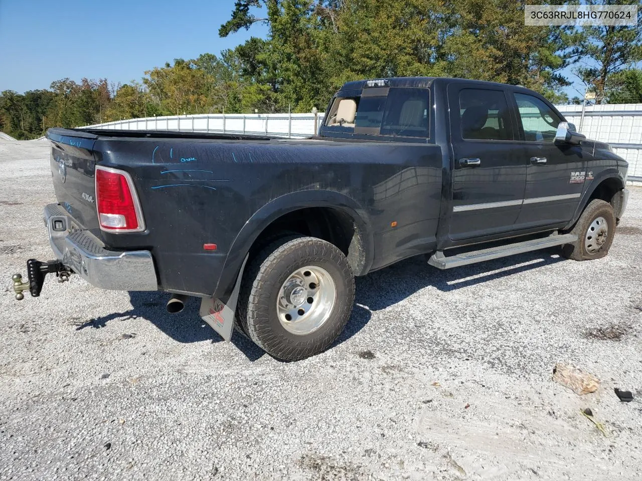 2017 Ram 3500 Laramie VIN: 3C63RRJL8HG770624 Lot: 76831134