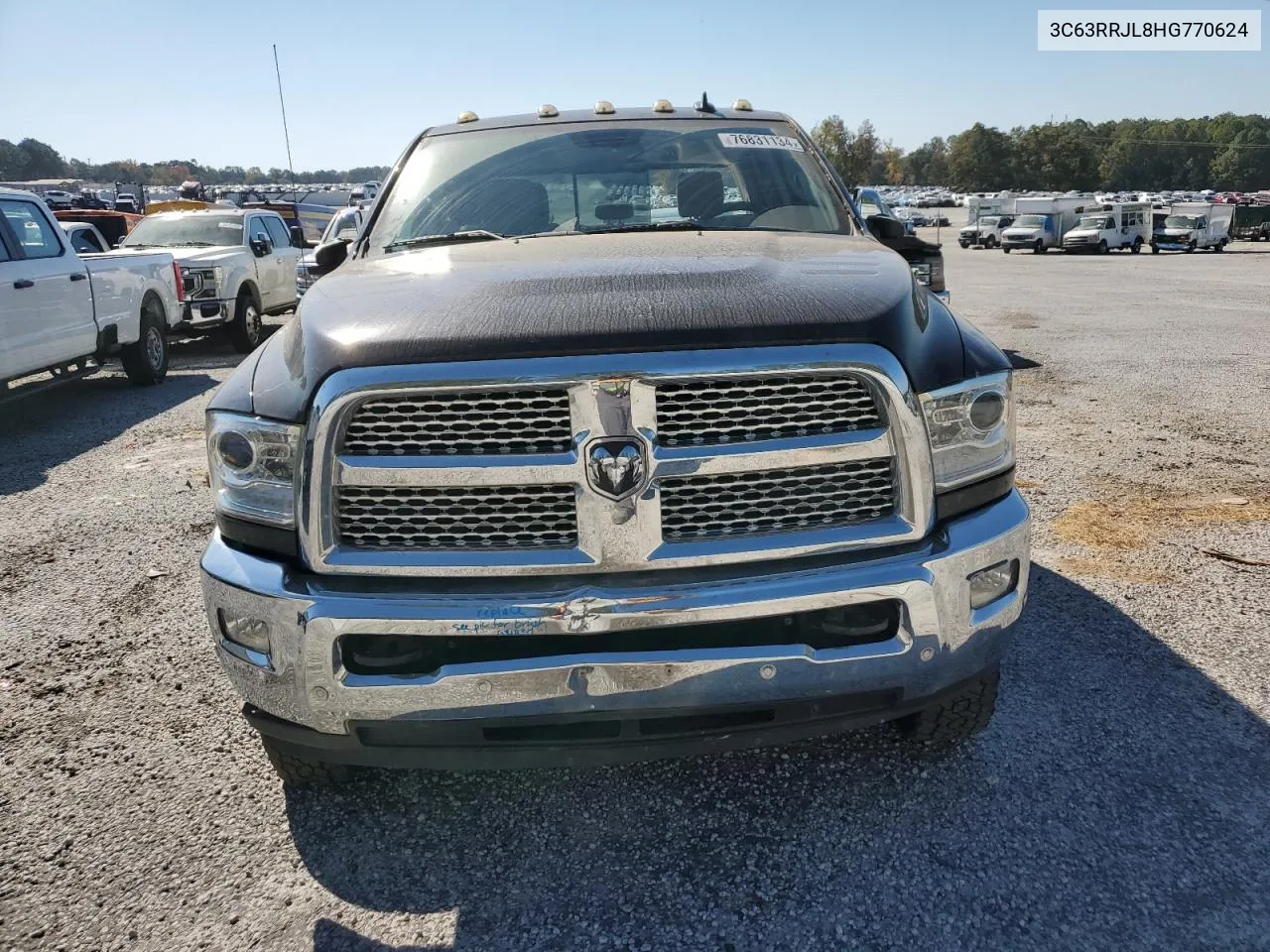 2017 Ram 3500 Laramie VIN: 3C63RRJL8HG770624 Lot: 76831134