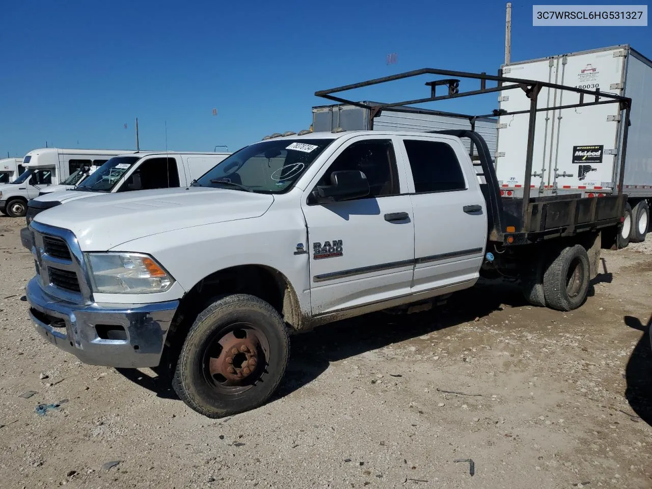 2017 Ram 3500 VIN: 3C7WRSCL6HG531327 Lot: 78378734