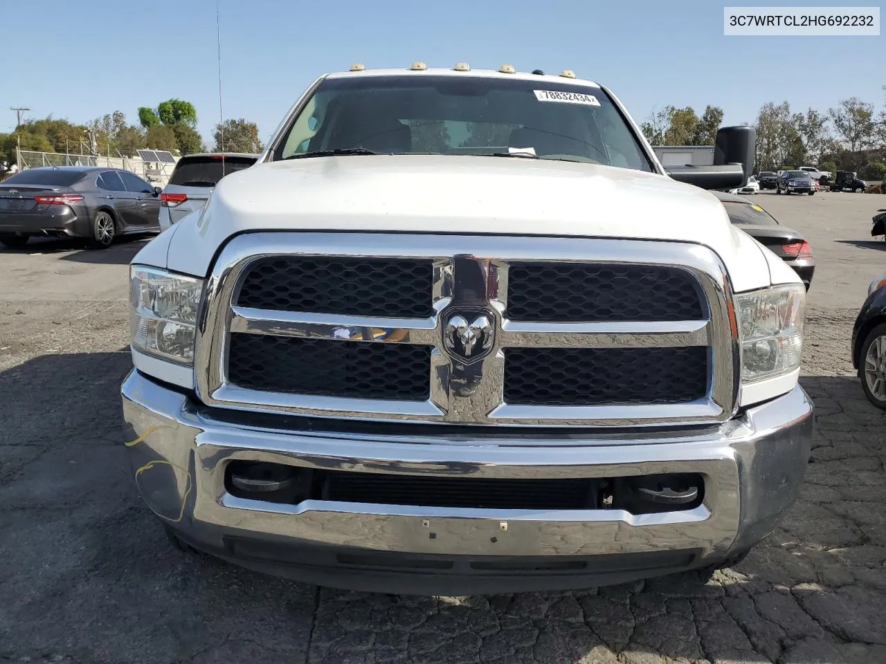 2017 Ram 3500 VIN: 3C7WRTCL2HG692232 Lot: 78832434