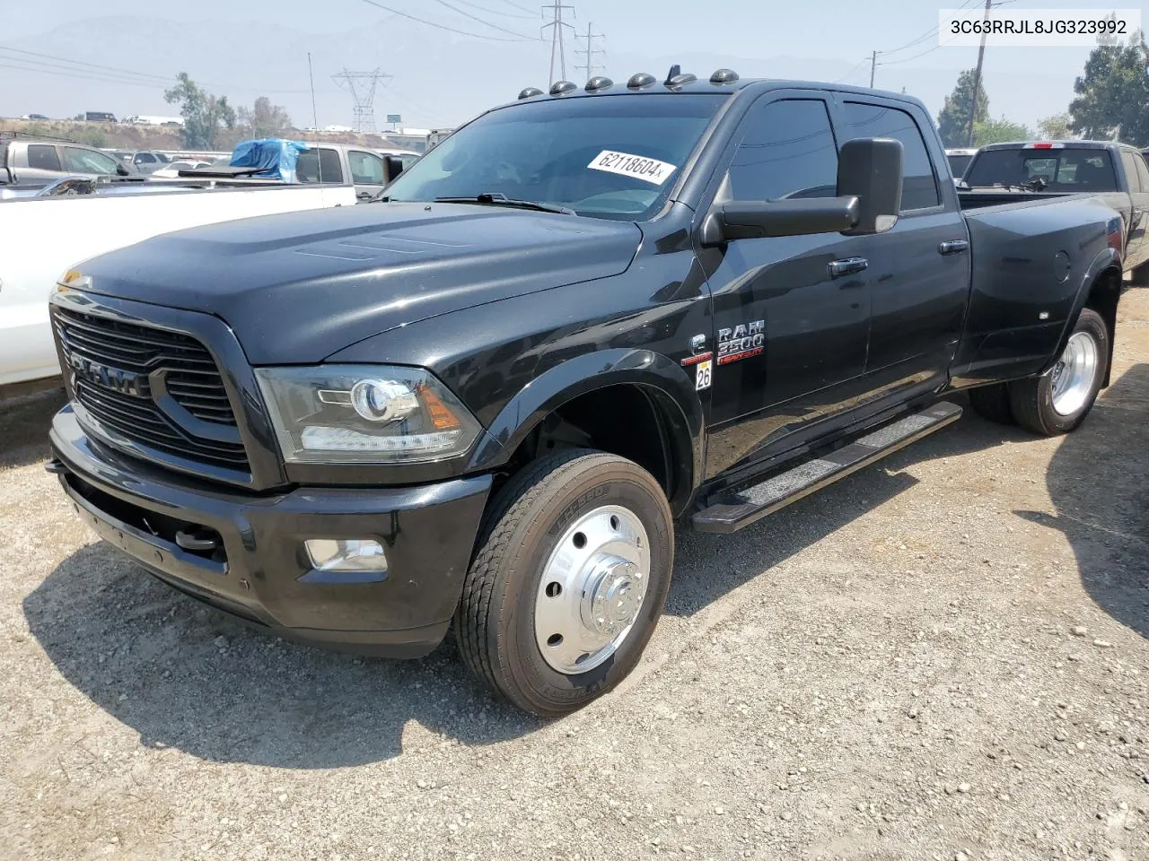 2018 Ram 3500 Laramie VIN: 3C63RRJL8JG323992 Lot: 62118604