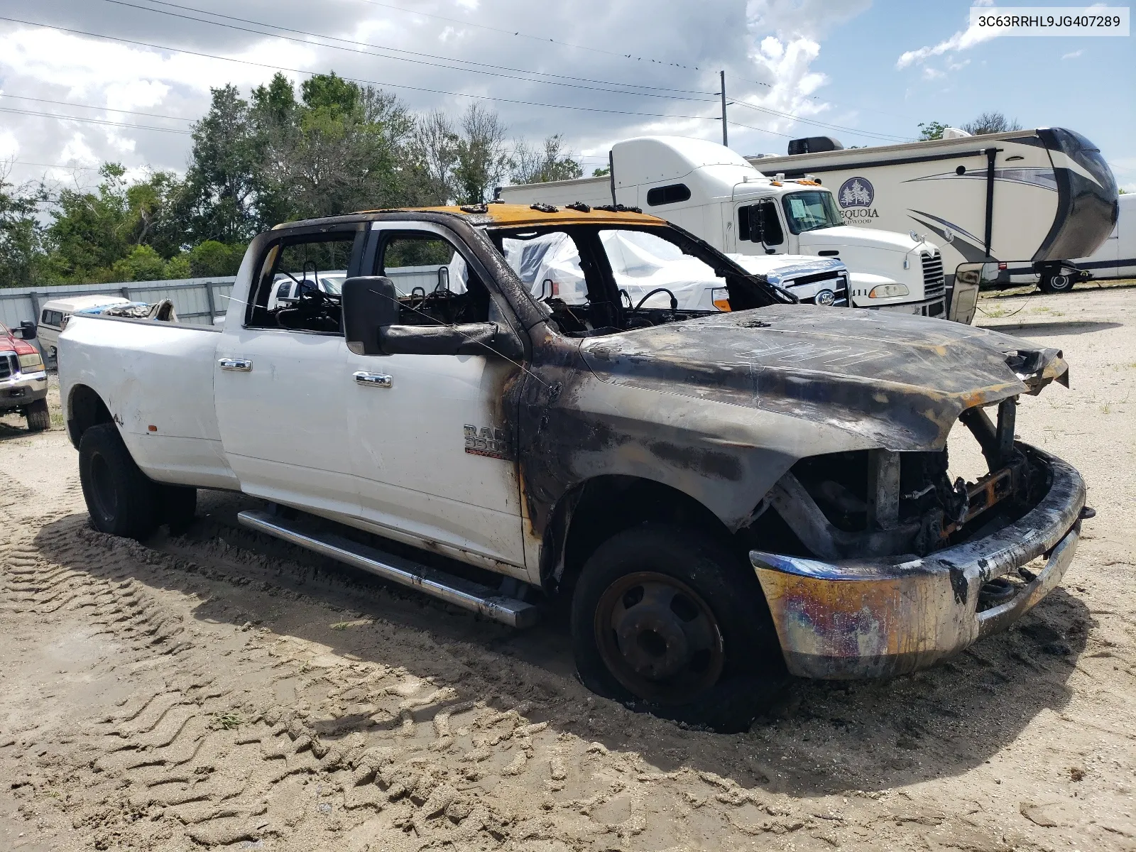 2018 Ram 3500 Slt VIN: 3C63RRHL9JG407289 Lot: 64011864