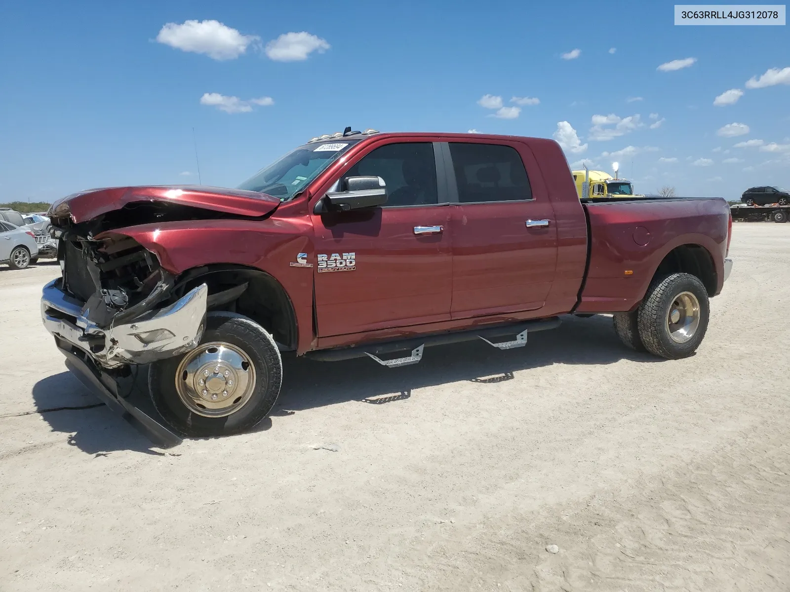 2018 Ram 3500 Slt VIN: 3C63RRLL4JG312078 Lot: 67289694