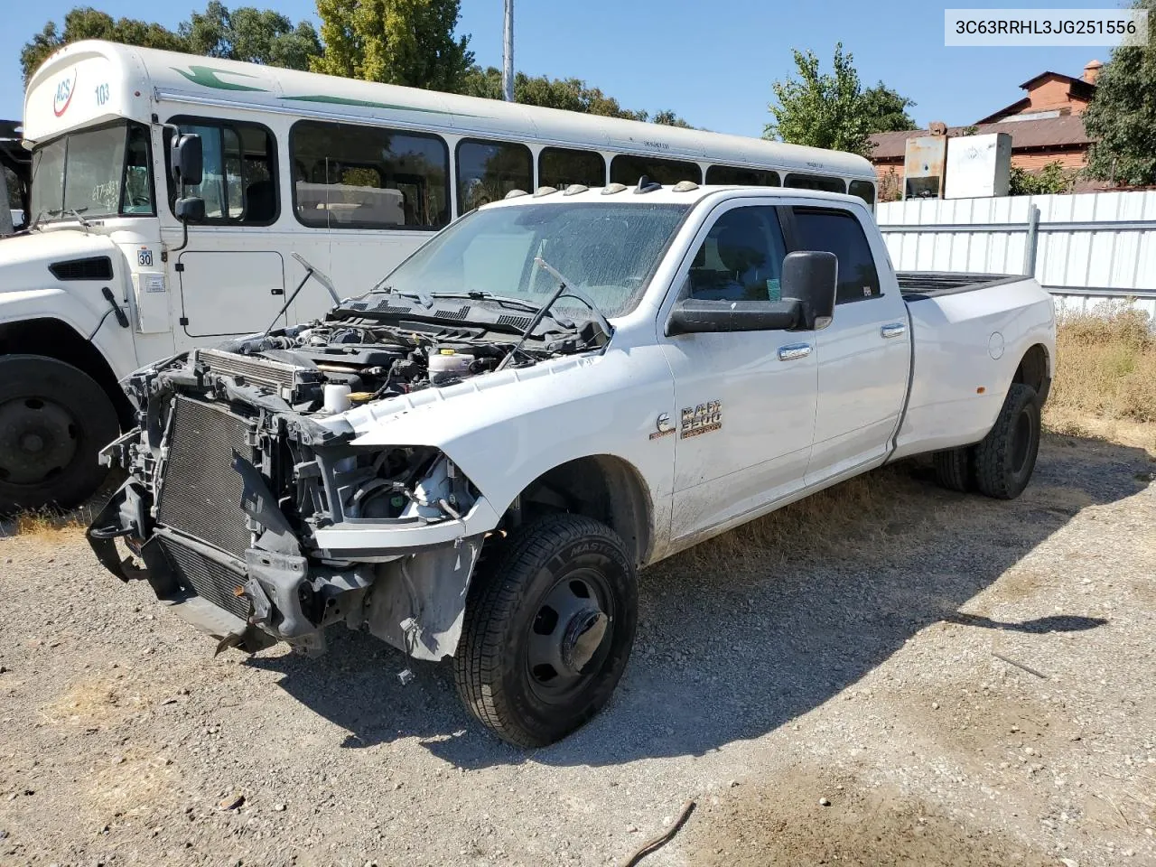 2018 Ram 3500 Slt VIN: 3C63RRHL3JG251556 Lot: 67845594