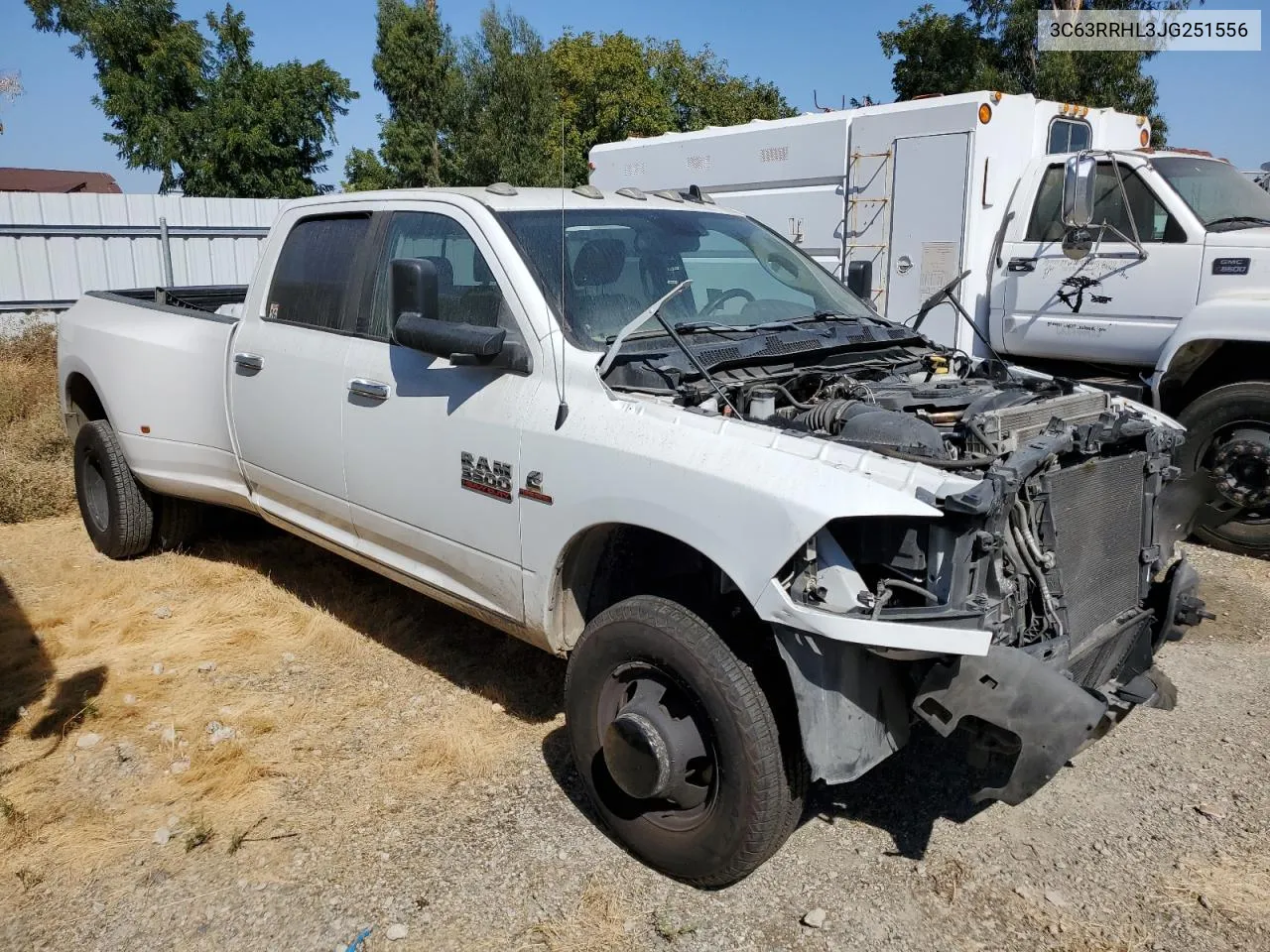 2018 Ram 3500 Slt VIN: 3C63RRHL3JG251556 Lot: 67845594