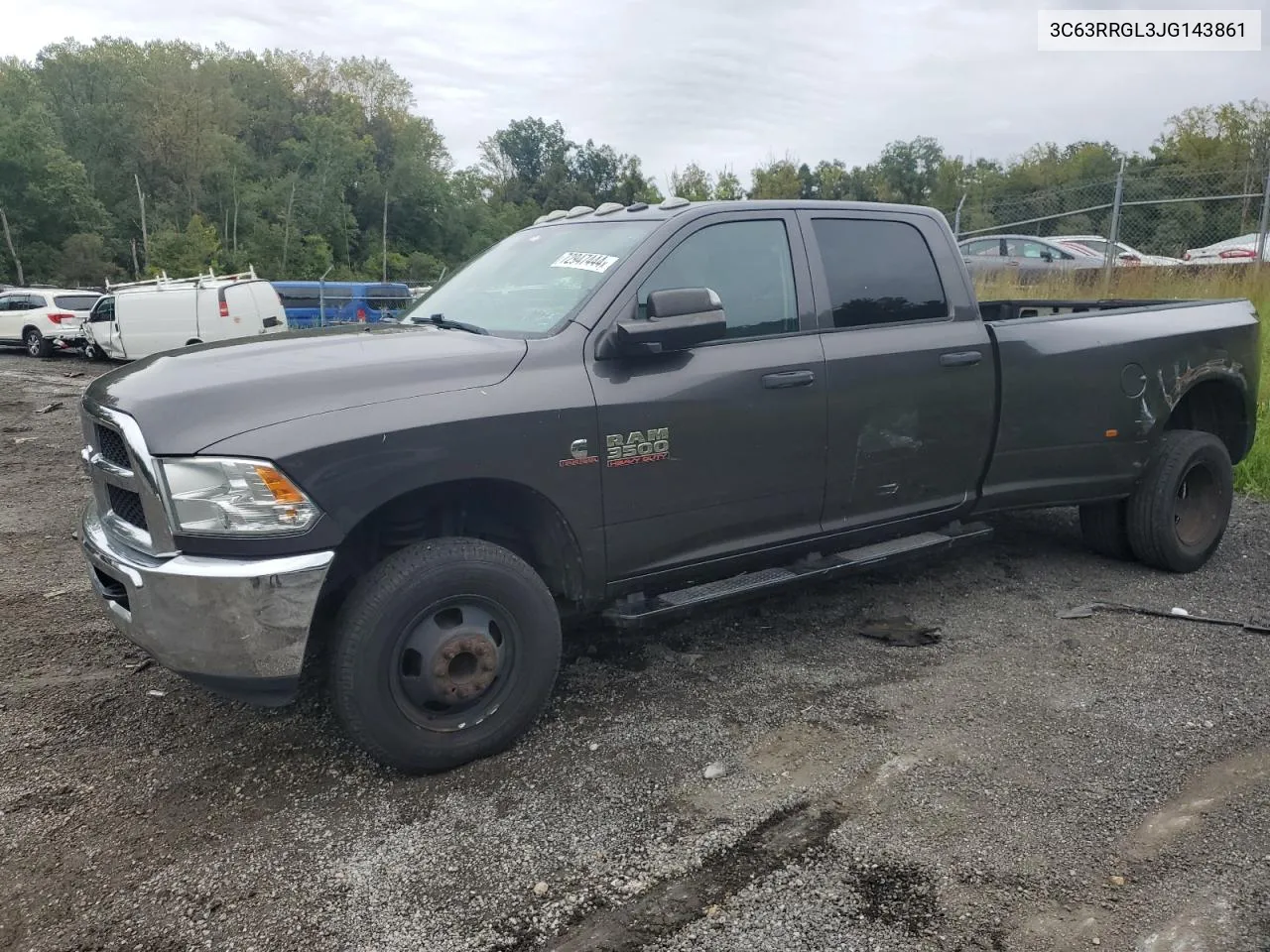 2018 Ram 3500 St VIN: 3C63RRGL3JG143861 Lot: 72947444