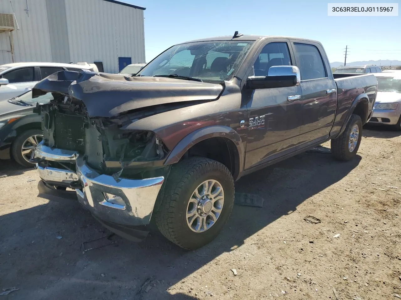 2018 Ram 3500 Laramie VIN: 3C63R3EL0JG115967 Lot: 77850834