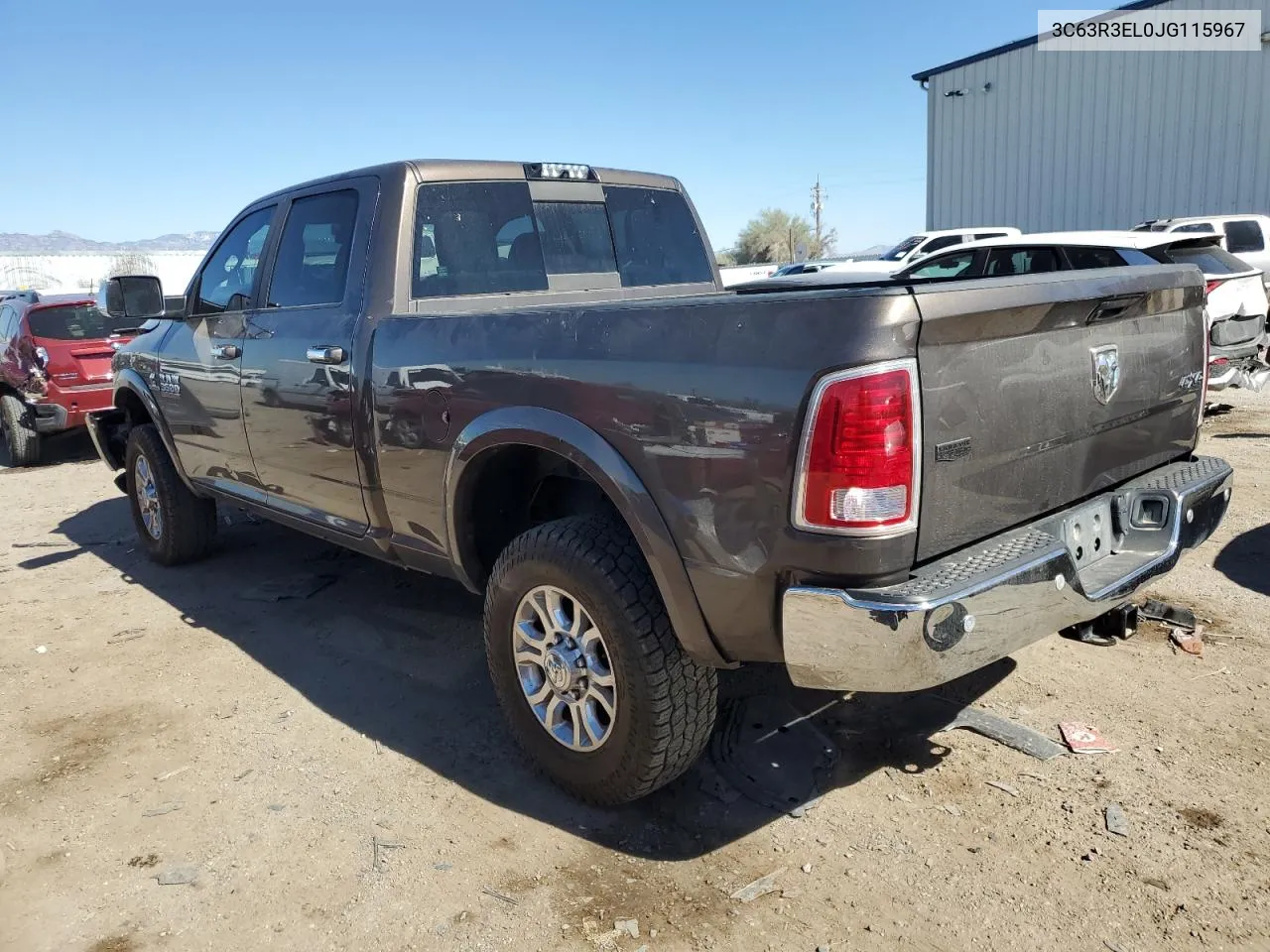 2018 Ram 3500 Laramie VIN: 3C63R3EL0JG115967 Lot: 77850834