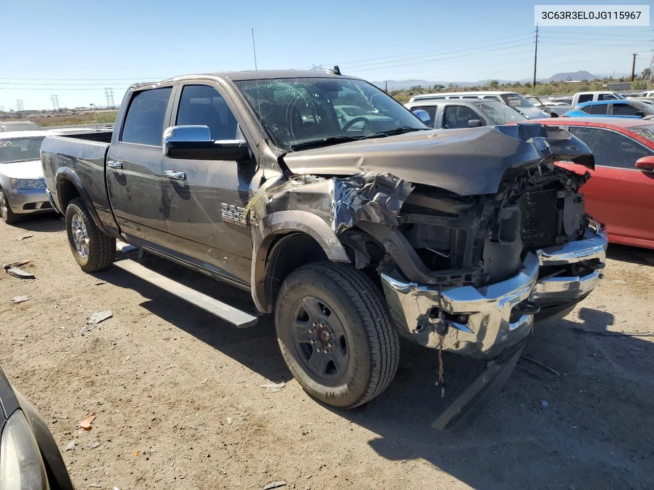 2018 Ram 3500 Laramie VIN: 3C63R3EL0JG115967 Lot: 77850834