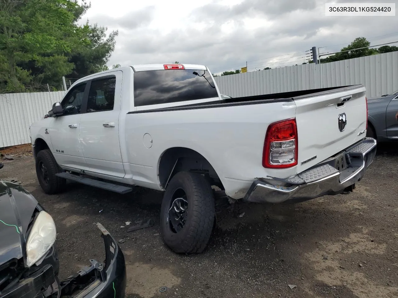 2019 Ram 3500 Big Horn VIN: 3C63R3DL1KG524420 Lot: 56230814