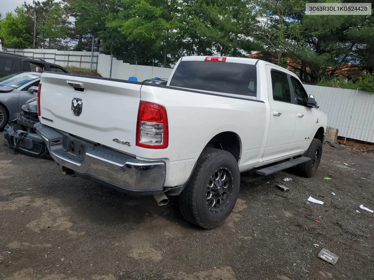 2019 Ram 3500 Big Horn VIN: 3C63R3DL1KG524420 Lot: 56230814