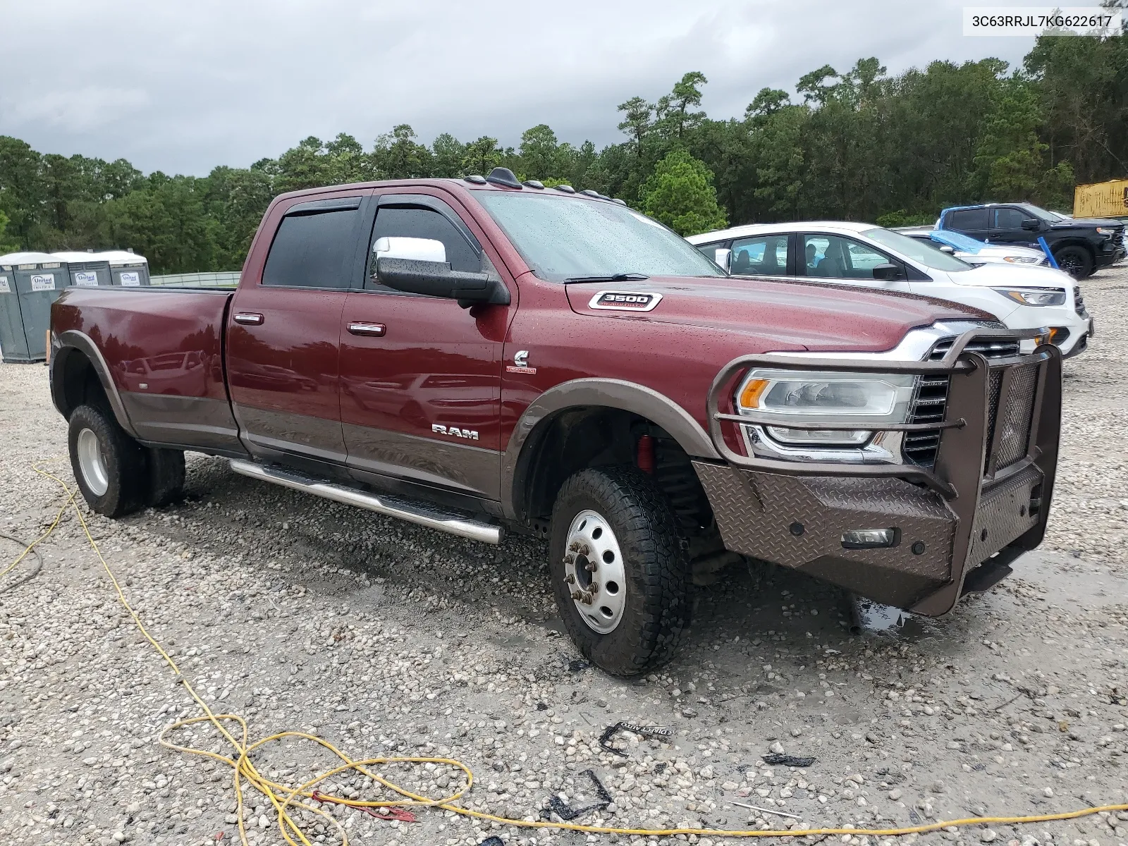 3C63RRJL7KG622617 2019 Ram 3500 Laramie