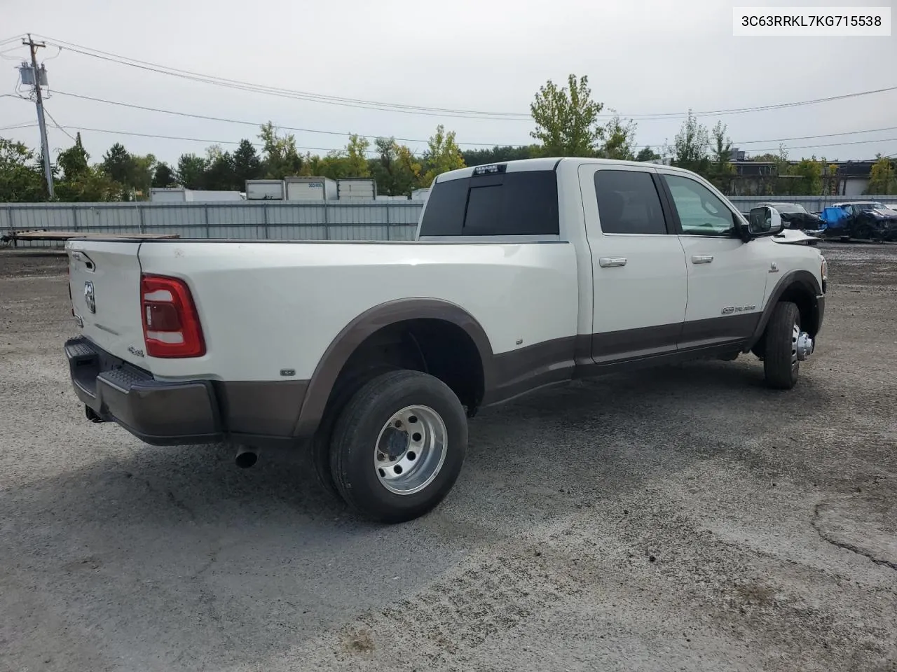 2019 Ram 3500 Longhorn VIN: 3C63RRKL7KG715538 Lot: 72367064