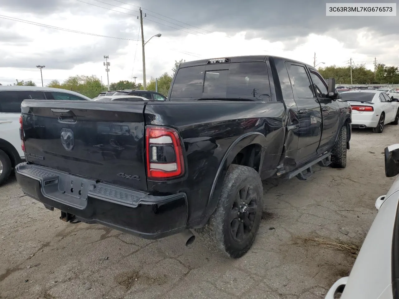 2019 Ram 3500 Laramie VIN: 3C63R3ML7KG676573 Lot: 73013634