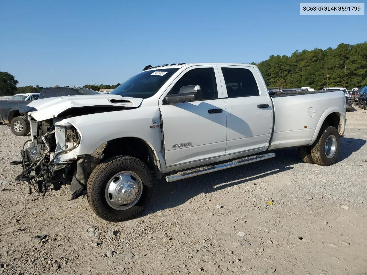 2019 Ram 3500 Tradesman VIN: 3C63RRGL4KG591799 Lot: 74975454