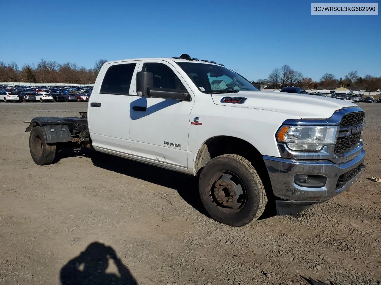 2019 Ram 3500 VIN: 3C7WRSCL3KG682990 Lot: 80429414