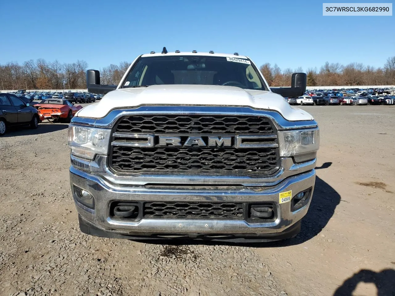 2019 Ram 3500 VIN: 3C7WRSCL3KG682990 Lot: 80429414