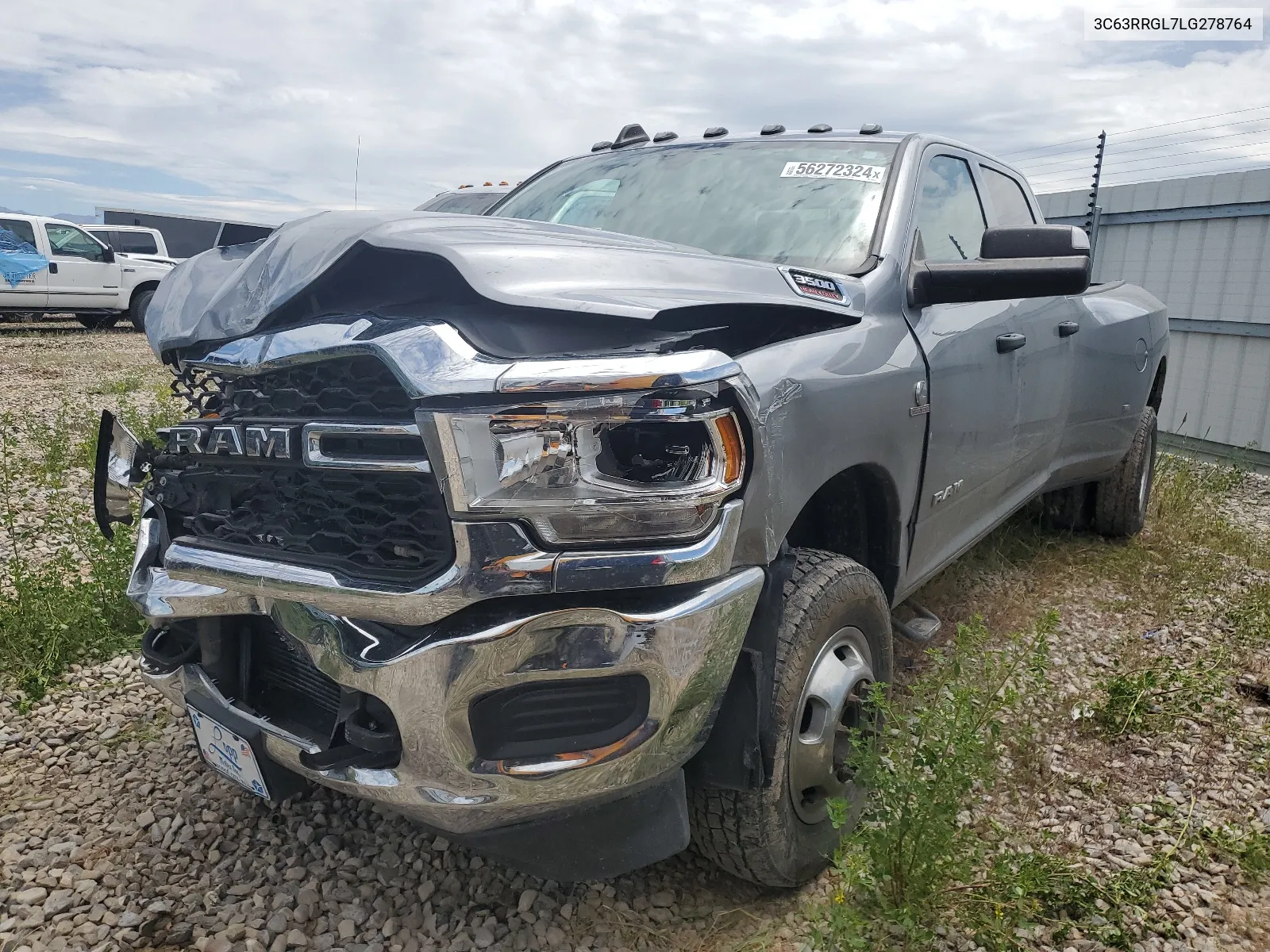 2020 Ram 3500 Tradesman VIN: 3C63RRGL7LG278764 Lot: 56272324