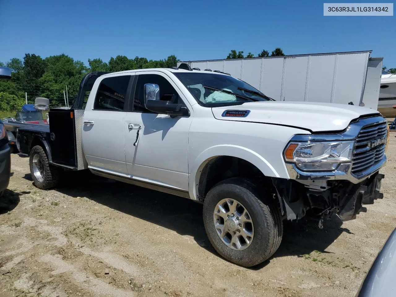 2020 Ram 3500 Laramie VIN: 3C63R3JL1LG314342 Lot: 60328304