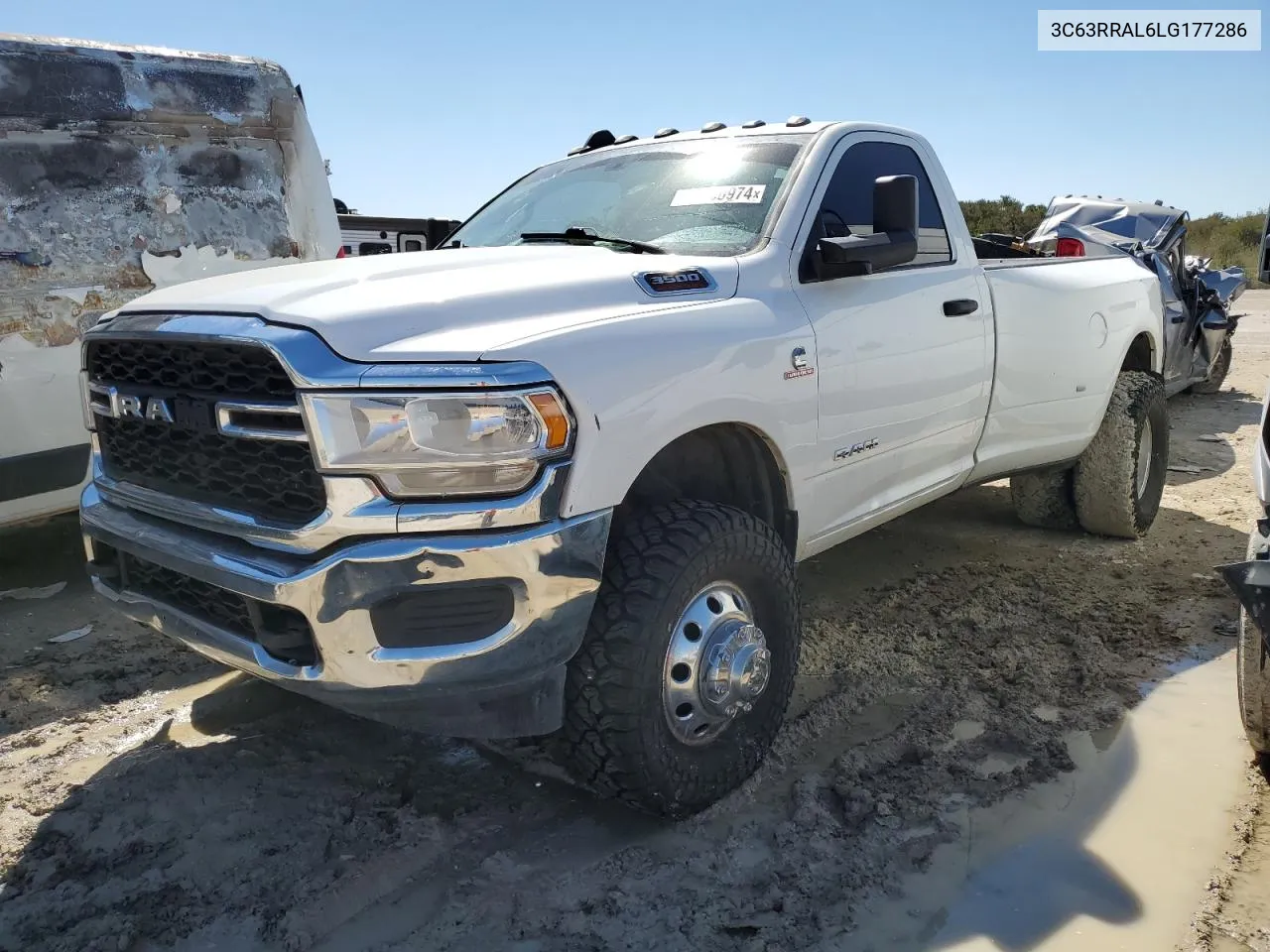 2020 Ram 3500 Tradesman VIN: 3C63RRAL6LG177286 Lot: 70560974