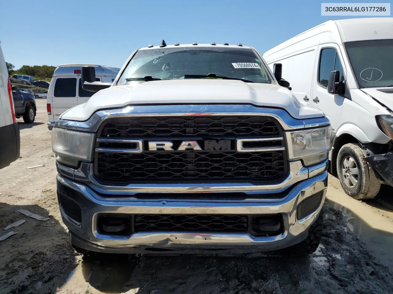 2020 Ram 3500 Tradesman VIN: 3C63RRAL6LG177286 Lot: 70560974