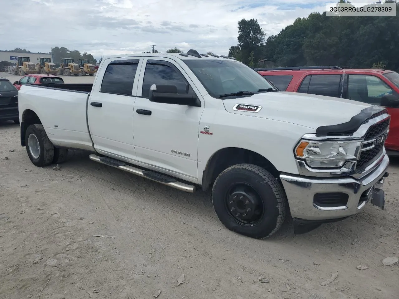 2020 Ram 3500 Tradesman VIN: 3C63RRGL5LG278309 Lot: 71292634