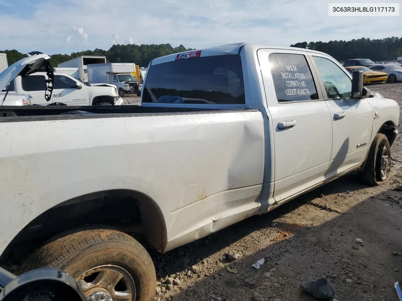 2020 Ram 3500 Big Horn VIN: 3C63R3HL8LG117173 Lot: 71592794