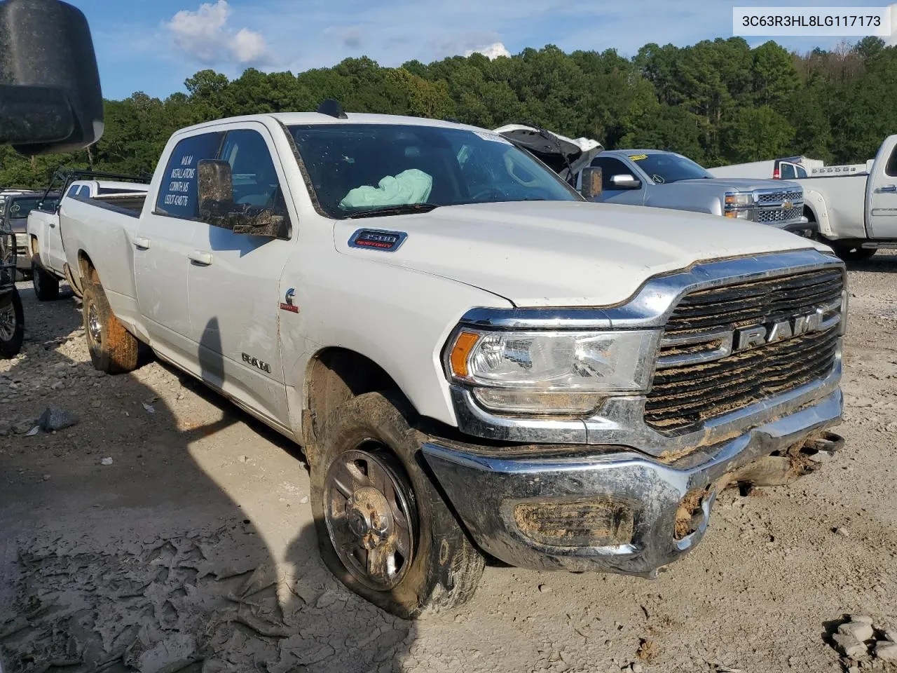 2020 Ram 3500 Big Horn VIN: 3C63R3HL8LG117173 Lot: 71592794