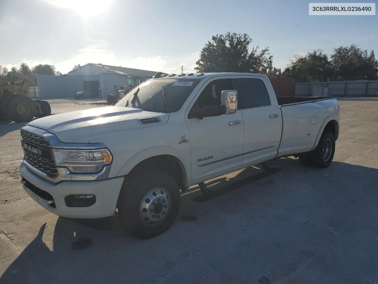 2020 Ram 3500 Limited VIN: 3C63RRRLXLG236490 Lot: 77278854