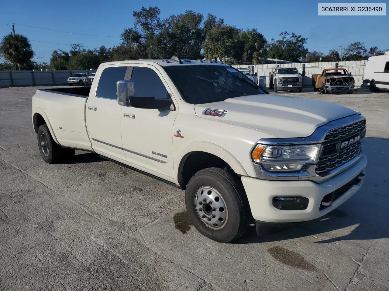 2020 Ram 3500 Limited VIN: 3C63RRRLXLG236490 Lot: 77278854