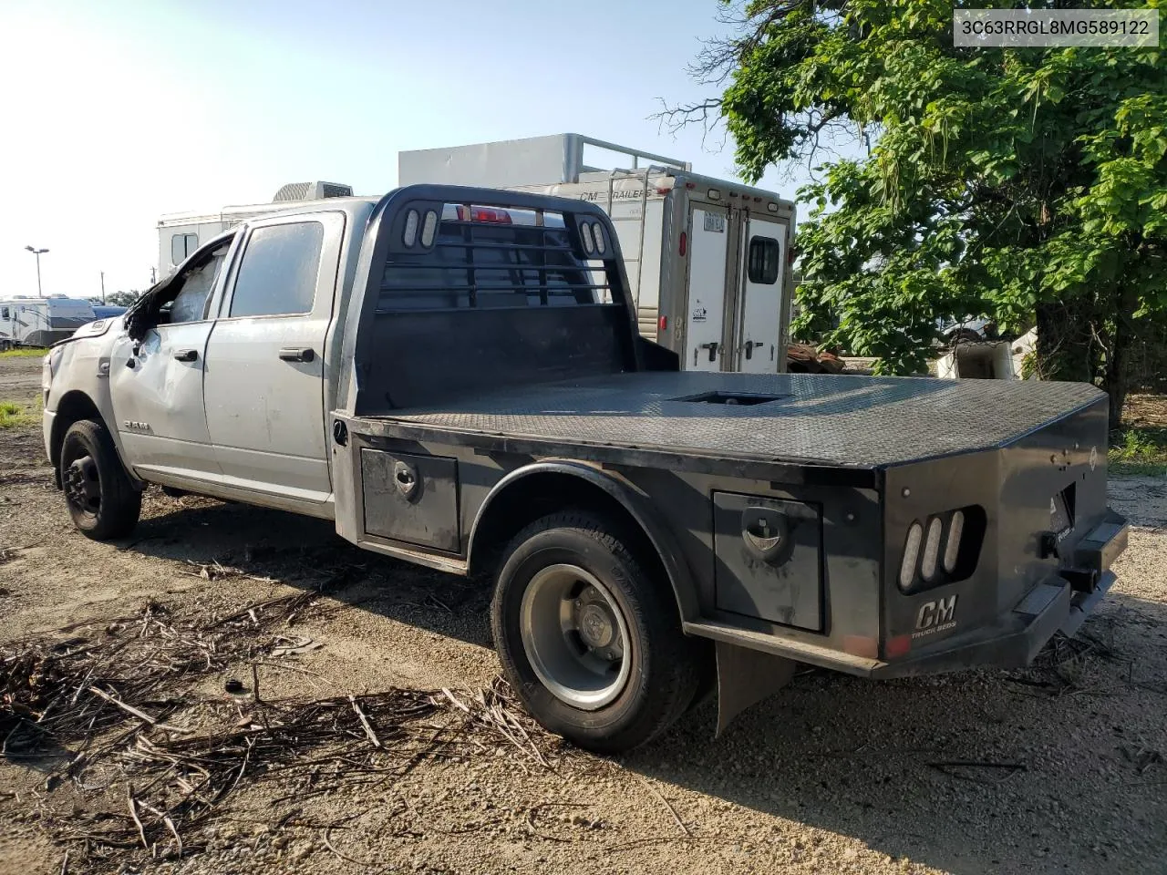 2021 Ram 3500 Tradesman VIN: 3C63RRGL8MG589122 Lot: 62267504