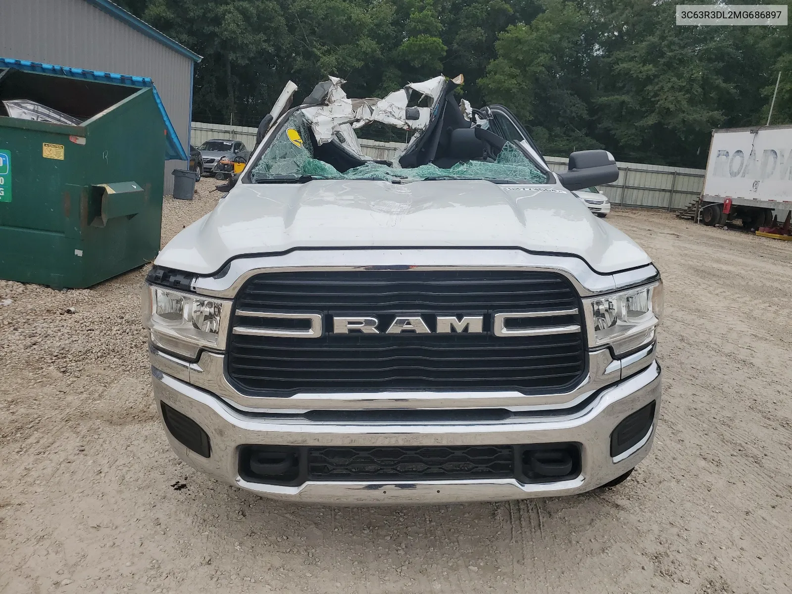 2021 Ram 3500 Big Horn VIN: 3C63R3DL2MG686897 Lot: 63773664