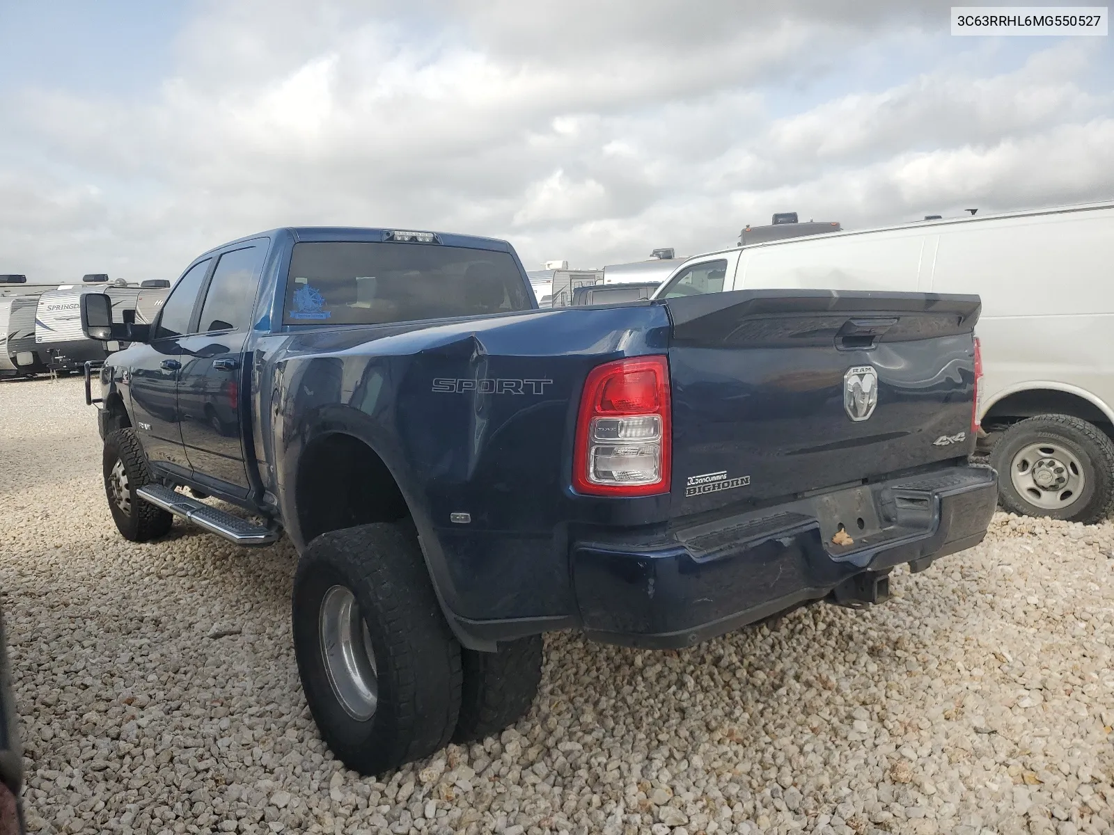 2021 Ram 3500 Big Horn VIN: 3C63RRHL6MG550527 Lot: 64141074