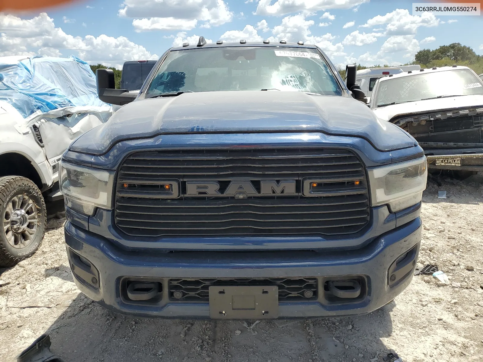 2021 Ram 3500 Laramie VIN: 3C63RRJL0MG550274 Lot: 67677664