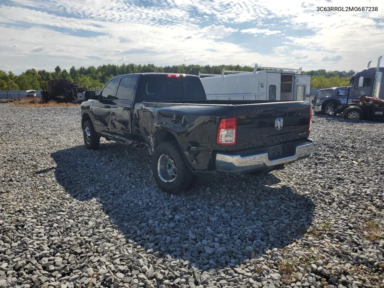 2021 Ram 3500 Tradesman VIN: 3C63RRGL2MG687238 Lot: 69566674