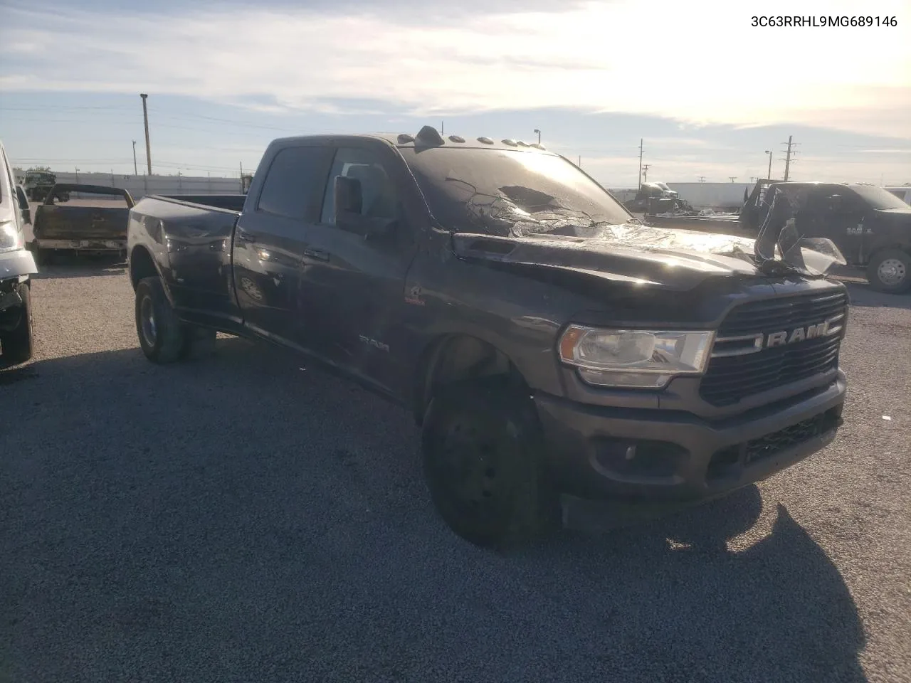 2021 Ram 3500 Big Horn VIN: 3C63RRHL9MG689146 Lot: 71261073