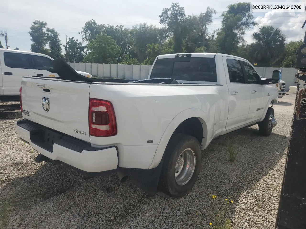 2021 Ram 3500 Longhorn VIN: 3C63RRKLXMG640708 Lot: 71389014