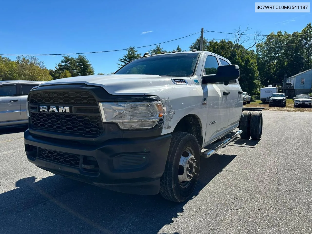 2021 Ram 3500 VIN: 3C7WRTCL0MG541187 Lot: 73813044