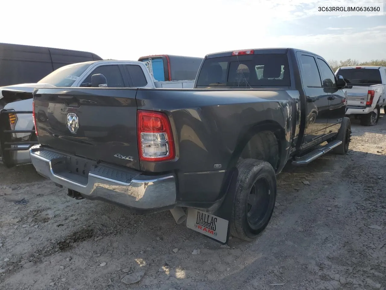 2021 Ram 3500 Tradesman VIN: 3C63RRGL8MG636360 Lot: 74107514