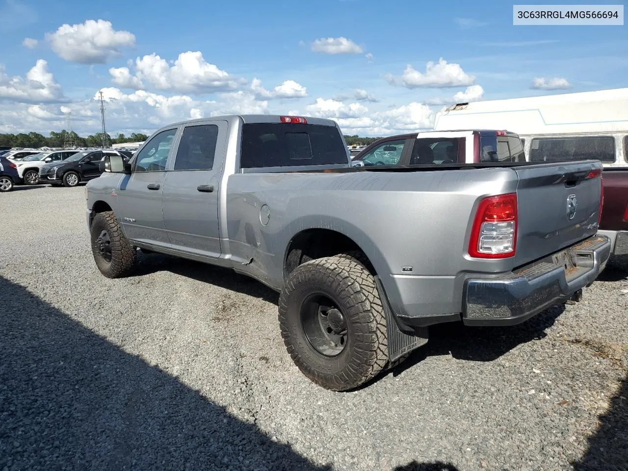 2021 Ram 3500 Tradesman VIN: 3C63RRGL4MG566694 Lot: 74529214