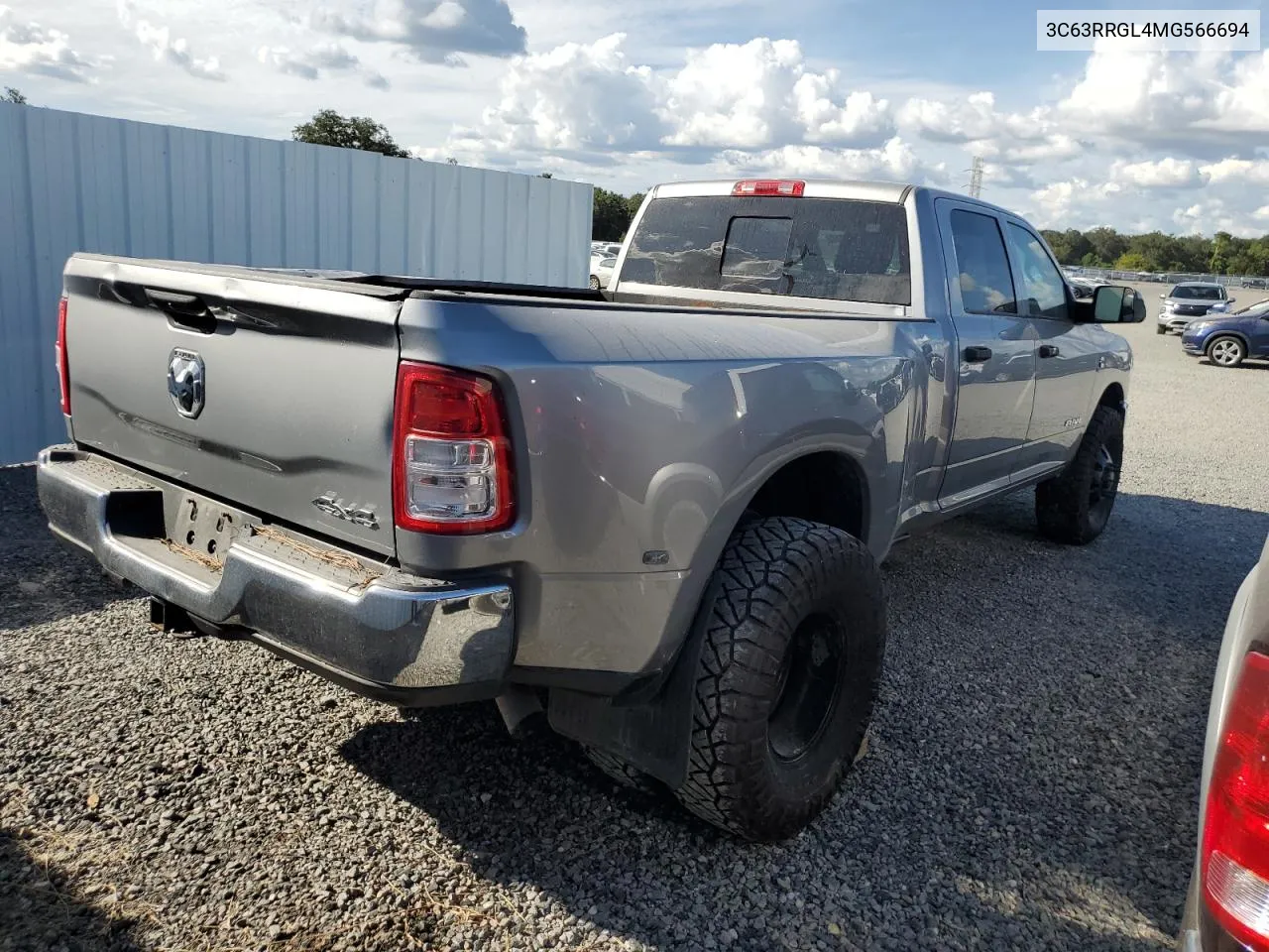 2021 Ram 3500 Tradesman VIN: 3C63RRGL4MG566694 Lot: 74529214