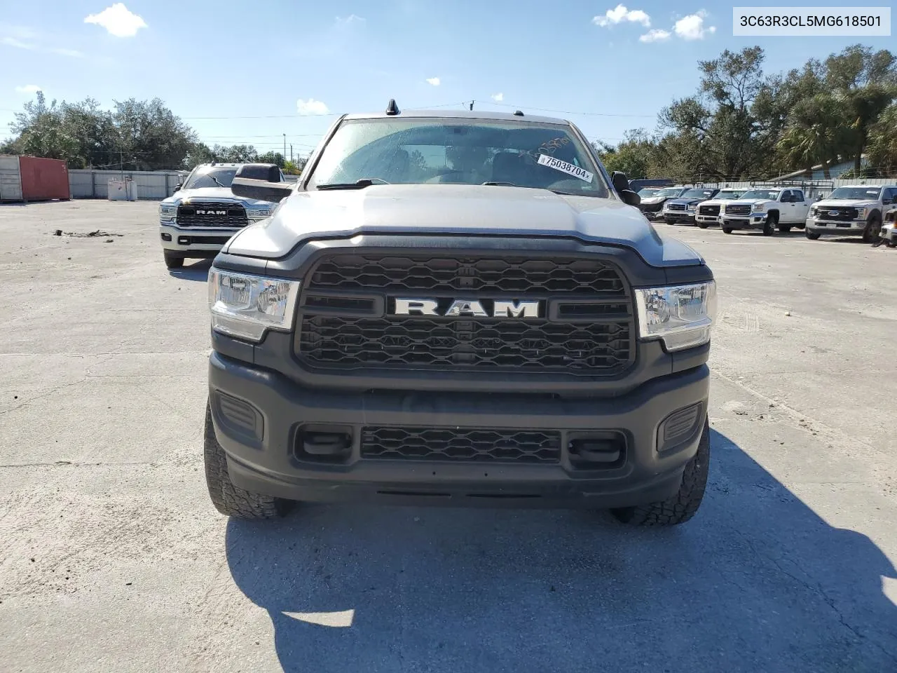 2021 Ram 3500 Tradesman VIN: 3C63R3CL5MG618501 Lot: 75038704