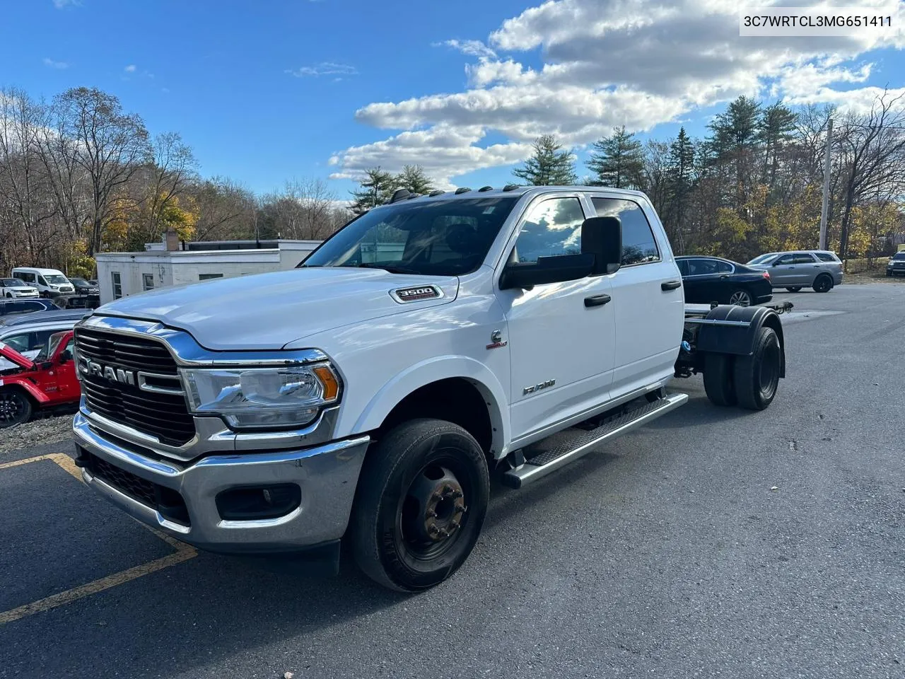 2021 Ram 3500 VIN: 3C7WRTCL3MG651411 Lot: 80082554