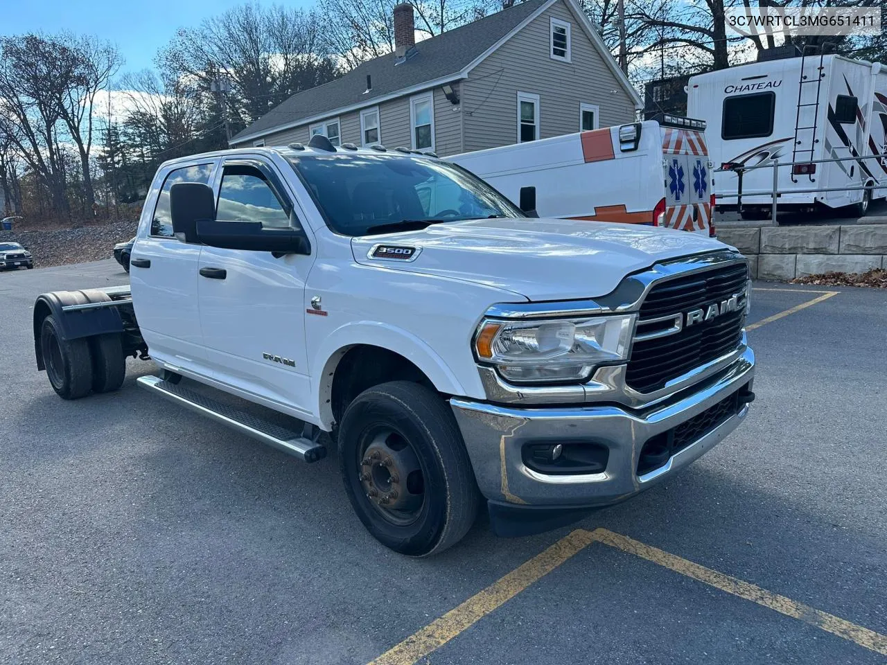 2021 Ram 3500 VIN: 3C7WRTCL3MG651411 Lot: 80082554